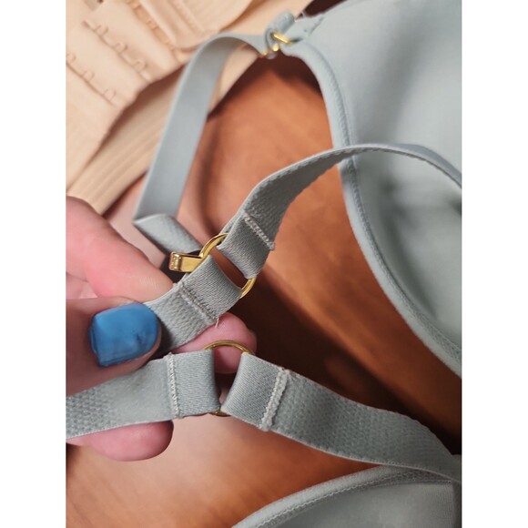 Lively Set of 3 Bras Green Black & Neutral Beige Size 38C - Picture 6 of 9